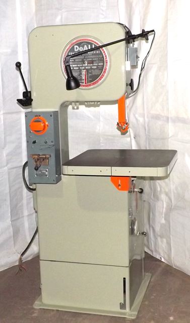 16" DoALL ... VERTICAL BANDSAW ... BLADE WELDER